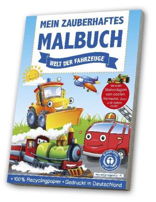 Image of Buch - Mein zauberhaftes Malbuch - Welt der Fahrzeuge