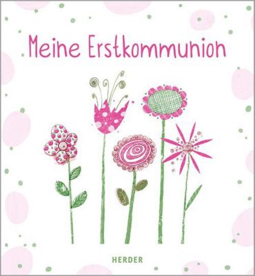 Image of Buch - Meine Erstkommunion Erinnerungsalbum Blumen