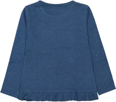 Langarmshirt für Mädchen, Pailletten 2