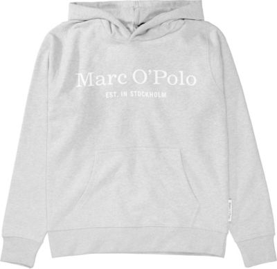 Kinder Marc OPolo Kids Sweatshirt mit Kapuze Mädchen Softgrey Melange,98,Grau Kinder 