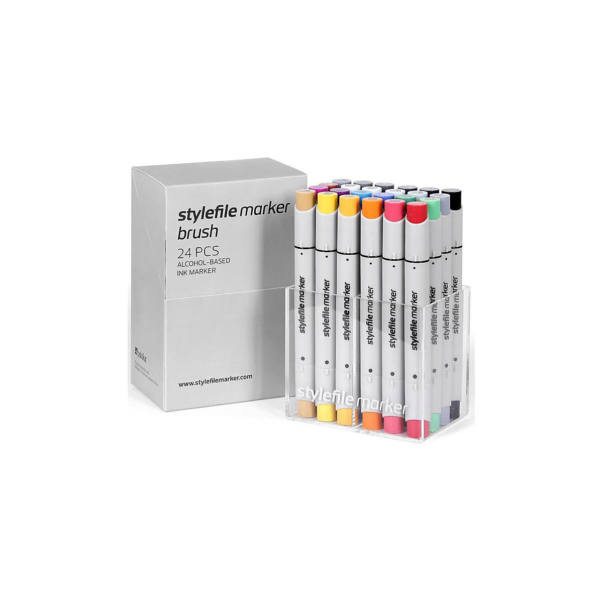 Stylefile Marker 24er Set Brush Malstifte-Sets