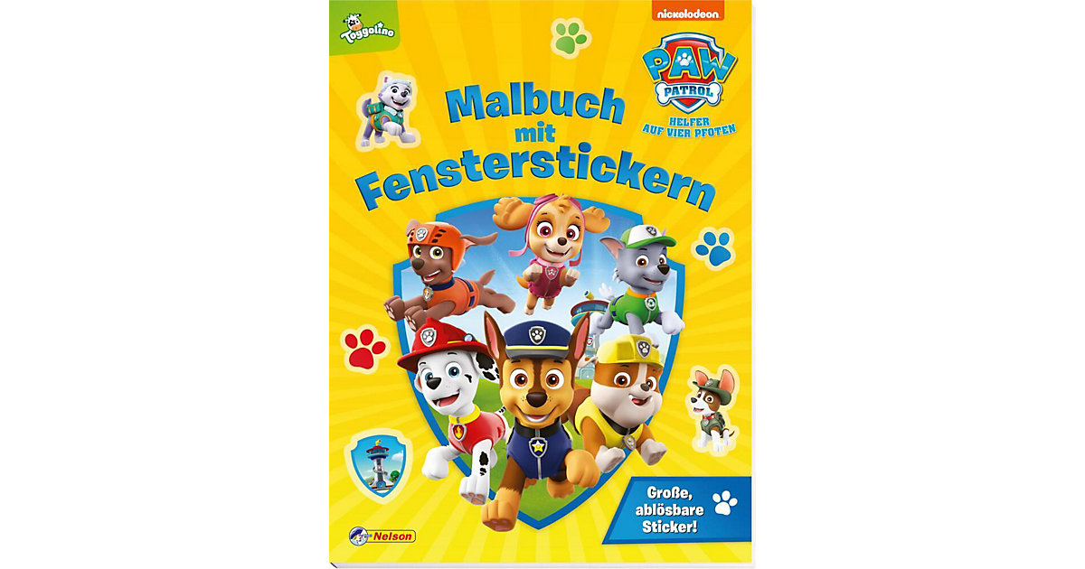Spielzeug: Carlsen Verlag Buch - PAW Patrol: Malbuch mit Fensterstickern