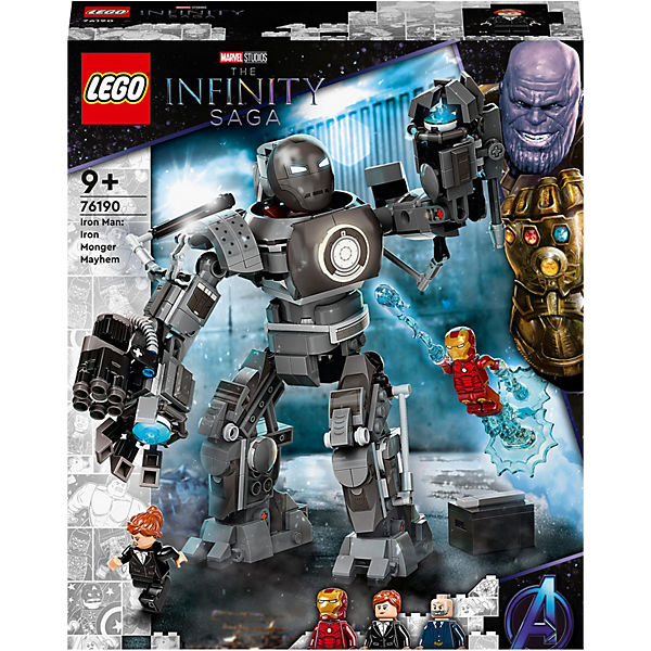 LEGO® Marvel Super Heroes™ 76190 Iron Man und das Chaos durch Iron Monger