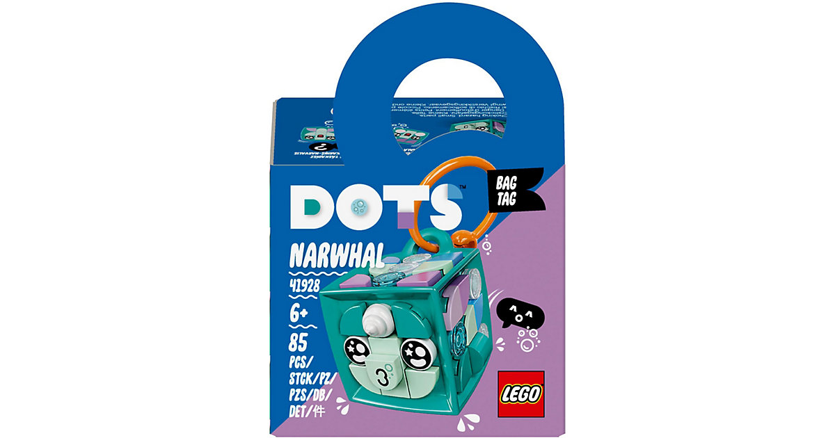 Spielzeug: Lego  DOTS 41928 Taschenanhänger Narwal