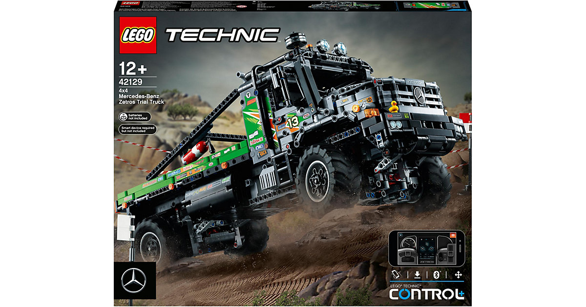 Spielzeug: Lego  Technic 42129 Appgesteuerter 4x4 Mercedes-Benz Zetros Offroad-Truck