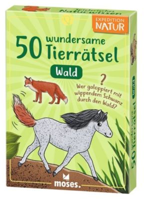 Image of Buch - 50 wundersame Tierrätsel - Wald