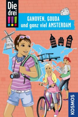Image of Buch - Die drei !!!, Ganoven, Gouda und ganz viel Amsterdam