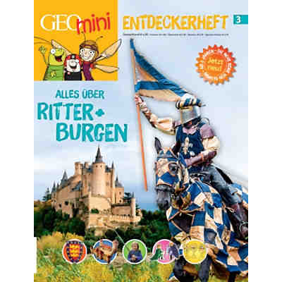 GEOlino mini Entdeckerheft 3/2016 - Alles über Ritter + Burgen