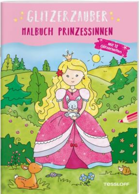 Image of Buch - Glitzerzauber Malbuch. Prinzessinnen