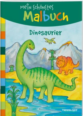 Image of Buch - Mein schönstes Malbuch. Dinosaurier