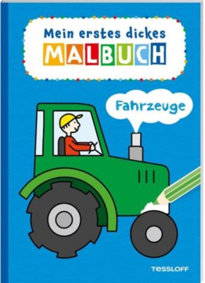 Image of Buch - Mein erstes dickes Malbuch. Fahrzeuge