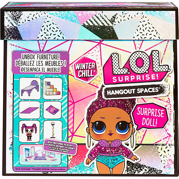 L.O.L. Surprise Winter Chill Spaces Playset with Doll - Bling Queen
