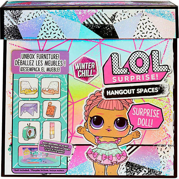 L.O.L. Surprise Winter Chill Spaces Playset mit Doll - Ice Sk8er