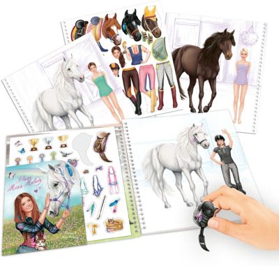 Miss Melody Mal- und Stickerbuch Dress me up, inkl. Stickern 2