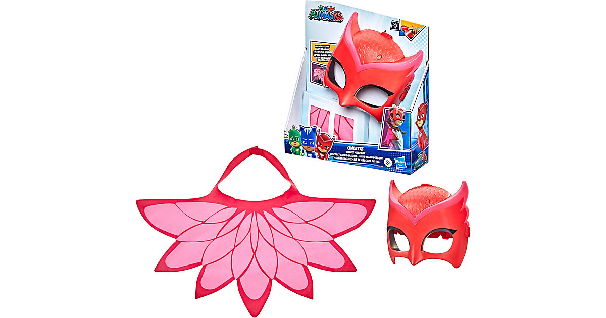 Spielzeug/Kostüme: Hasbro PJ Masks Eulette Luxus-Heldenmaske, Superheld Verkleidungsspielzeug, M Jungen Kinder