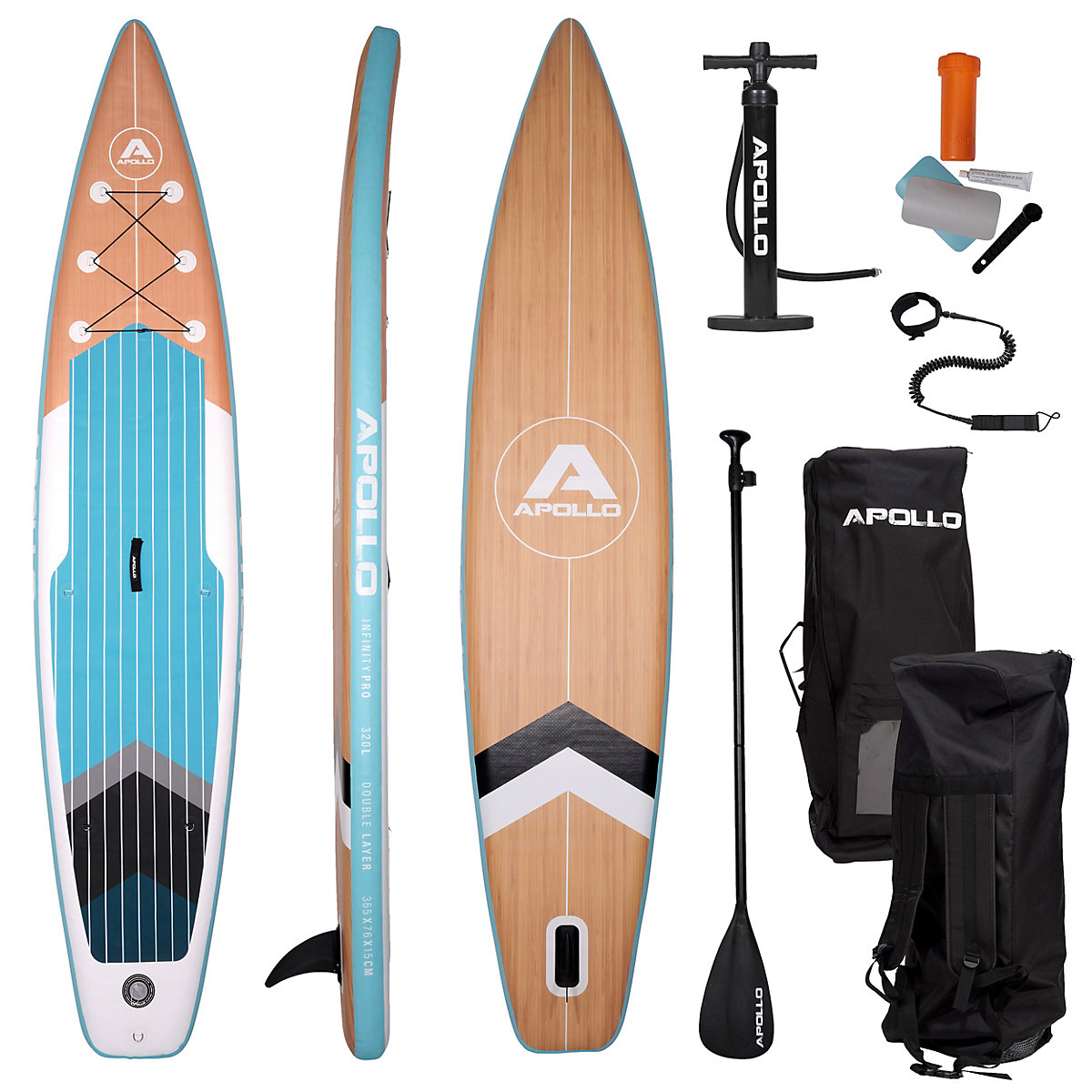 APOLLO Aufblasbares Stand Up Paddle Board SUP Infinity