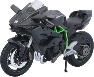 Kawasaki Ninja H2 R anthrazit Maßstab 1:12 Motorrad Modell von maisto 