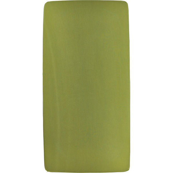Spannbettlaken Basic Jersey, grün, 40 x 80 cm