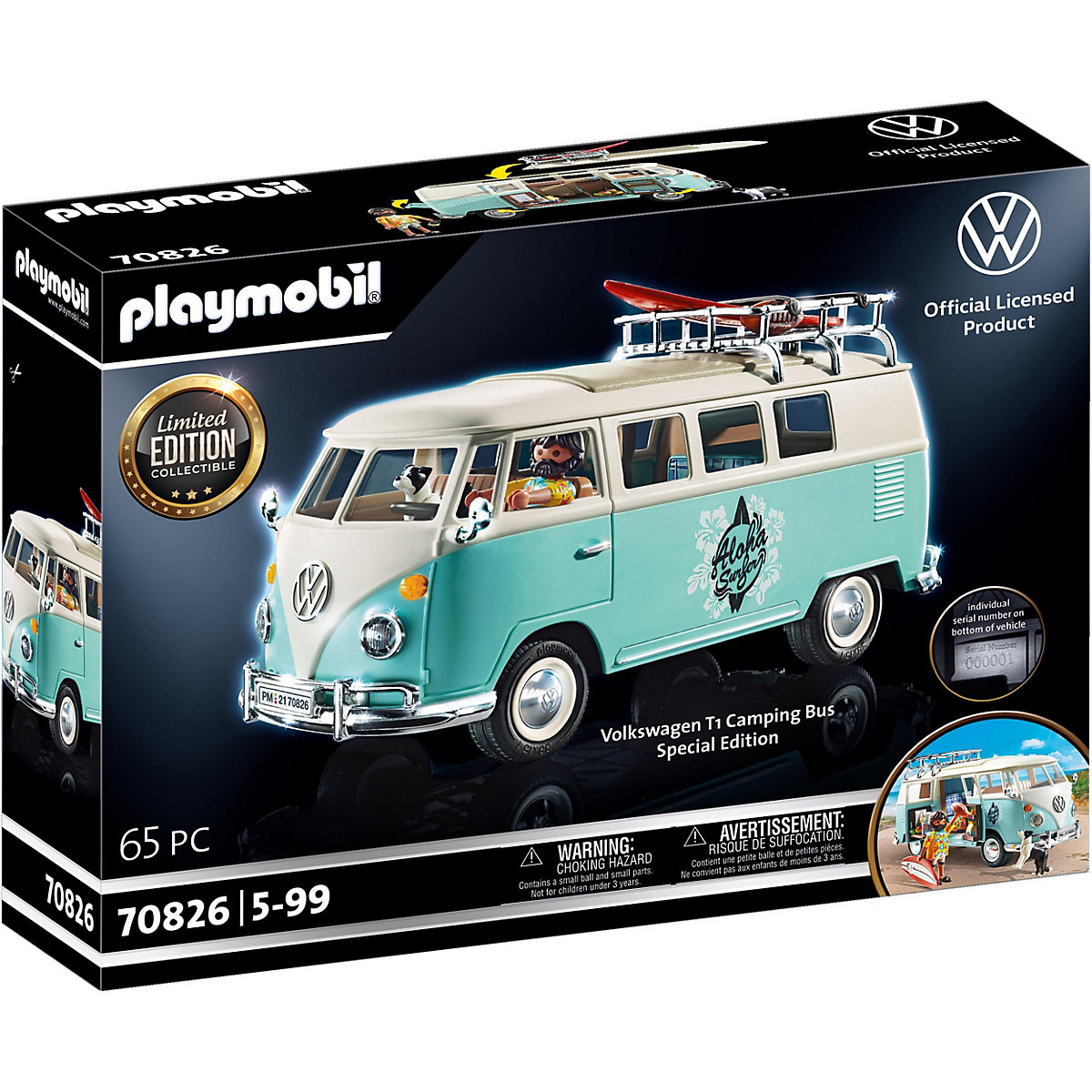 PLAYMOBIL® 70826 Volkswagen T1 Camping Bus Special Edition