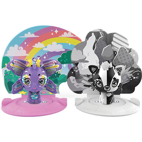 Zoobles - 2 Pack Butterfly & Fox