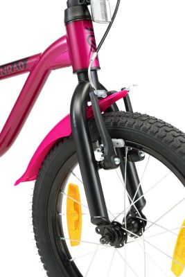 LÖWENRAD Kinderfahrrad Kinderrad Fahrrad für Kinder 4-5 Jahre mit Bremse 16 Zoll 