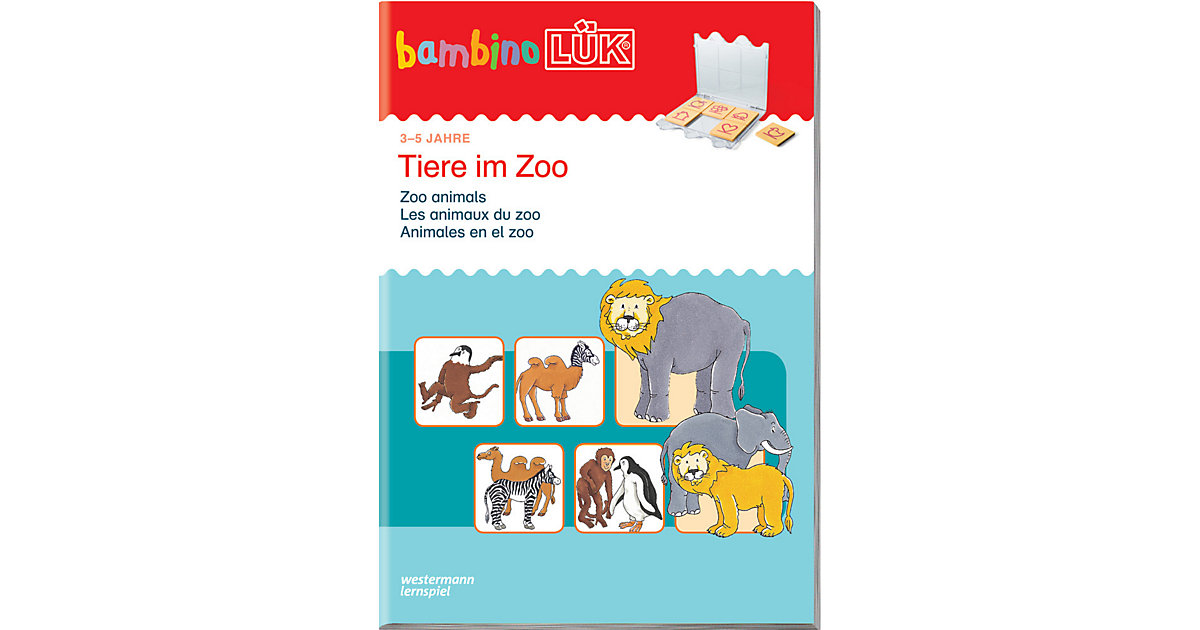 Buch - bambino LÜK: Tiere im Zoo