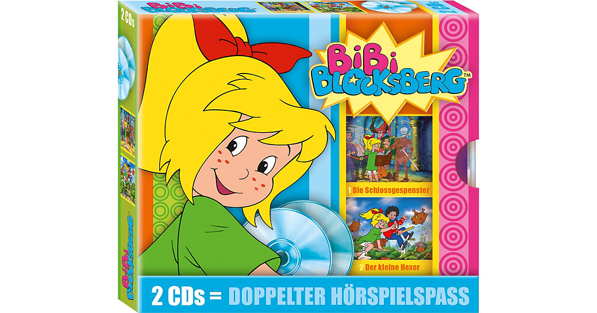 CD Doppel-Boxen Bibi Blocksberg - Schlossgespenster/Der kleine Hexer Hörbuch