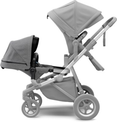 thule sleek double stroller