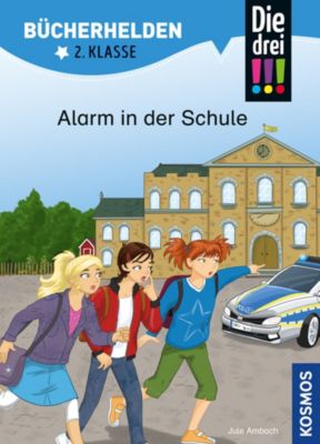 Image of Buch - Die drei !!!, Bücherhelden 2. Klasse, Alarm in der Schule