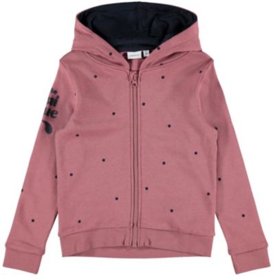 Sweatjacke NKFNINA für Mädchen, Organic Cotton