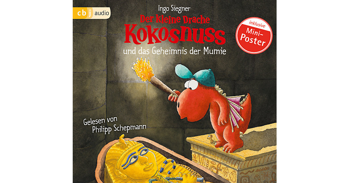 Der kleine Drache Kokosnuss und das Geheimnis der Mumie, Audio-CD Hörbuch