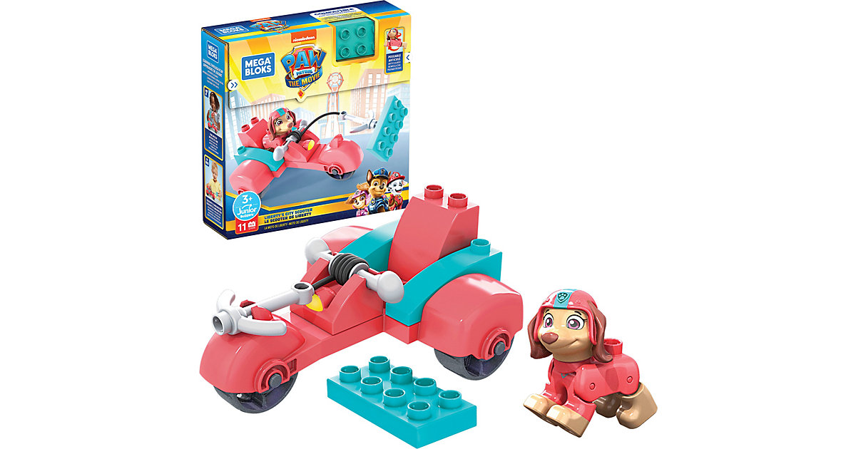 Spielzeug: Mattel Mega Bloks PAW Patrol Libertys Scooter inkl. beweglicher Figur