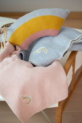 Babydecke "Regenbogen" inkl. Stick 2