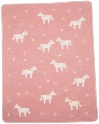 Babydecke "Einhörner" inkl. Stick