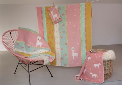 Babydecke "Einhörner" inkl. Stick 2