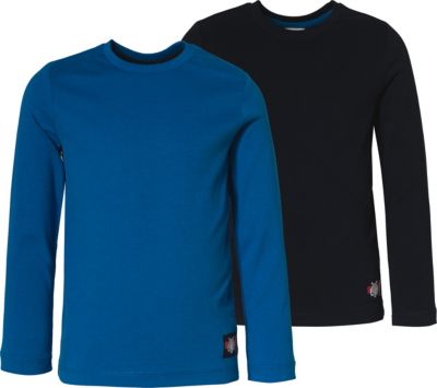 Langarmshirt für Jungen, Doppelpack