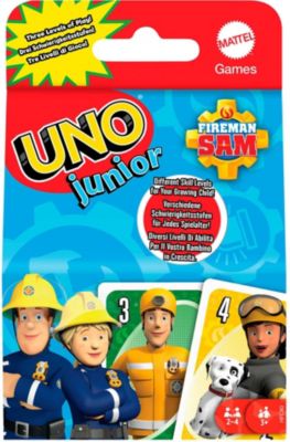 UNO Junior Feuerwehrmann Sam Spiel Fireman SAM Game Neu,Kartenspiel,Kinderspiel 