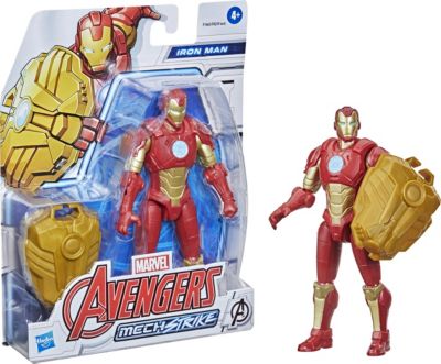 Hasbro Marvel Avengers Mech Strike 15 cm große Action-Figur, Spielzeug Iron Man mit kompatiblem Mech Battle-Accessoire, für Kids ab 4 Jahren 2