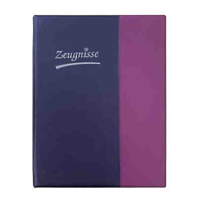 Ringbuch/Zeugnismappe A4 violett, inkl. 10 Klarsichtfolien