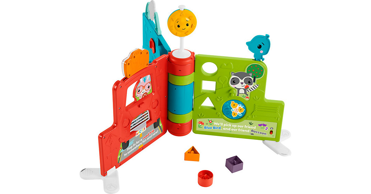Babyspielzeug: Mattel Fisher-Price Riesen Sitz & Steh Erlebnisbuch