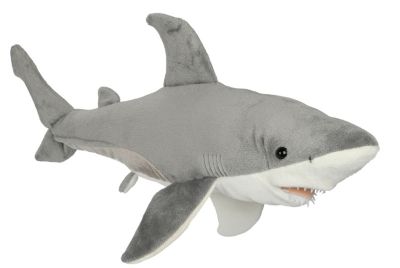 Uni-Toys Neuware wunderschöner weißer Hai 50cm lang 