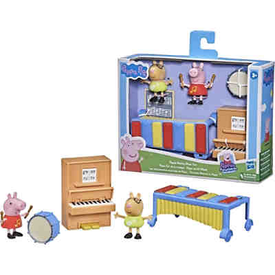 Peppa Pig Peppa`s Adventures Peppa macht Musik, Vorschulspielzeug mit 2 Figuren und 3 Accessoires, für Kinder ab 3 Jahren