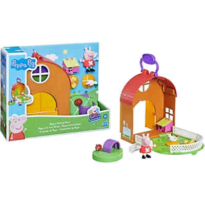 Peppa Pig Peppa’s Adventures Peppas Streichelzoo Spielset, Vorschulspielzeug, enthält 1 Figur und 4 Accessoires, ab 3 Jahren geeignet
