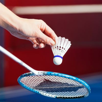 8er Set Badmintonball Leuchteball Kunststoff Spiel o LED Federball-Ersatzbälle 