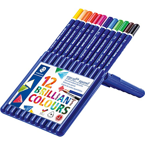 Акварельные карандаши Ergosoft, 12 цв. от Staedtler