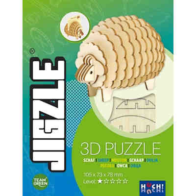 3D-Puzzle JIGZLE - Schaf, 22 Teile