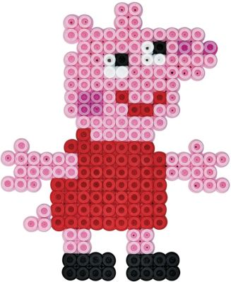 HAMA 7965 Kleine Geschenkpackung Peppa Wutz, 2.000 midi-Perlen & Zubehör 2