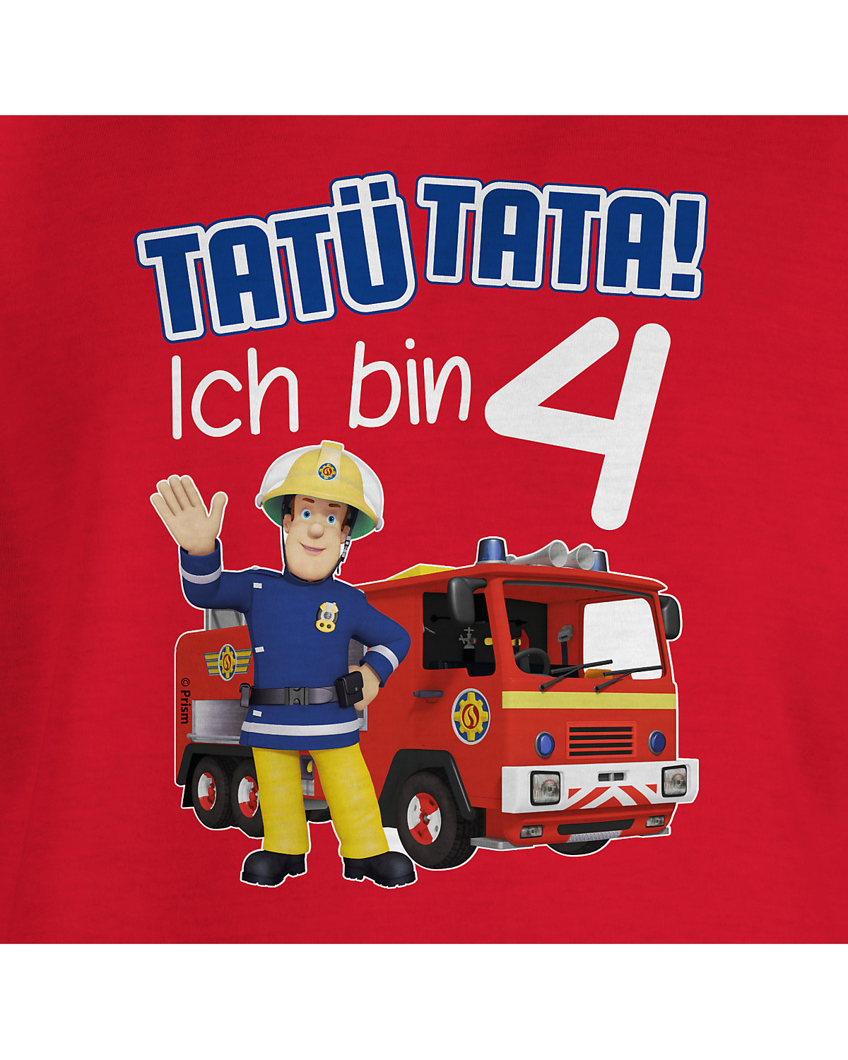 T-Shirt Shirt Baumwolle Druck  Fire Department Feuerwehrmann Feuerwehr Helm
