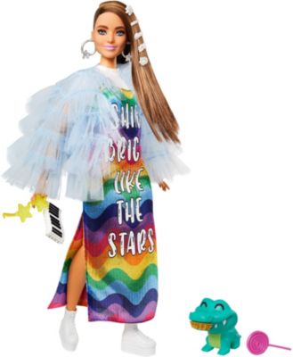 Mattel Barbie Regenbogen auch Fashionistas original  Schuhe schwarz NEU 