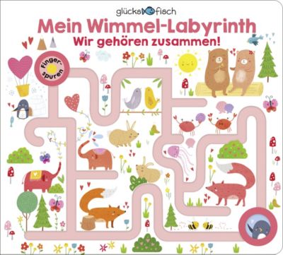 Image of Buch - Glücksfisch: Mein Wimmel-Labyrinth: Wir gehören zusammen!